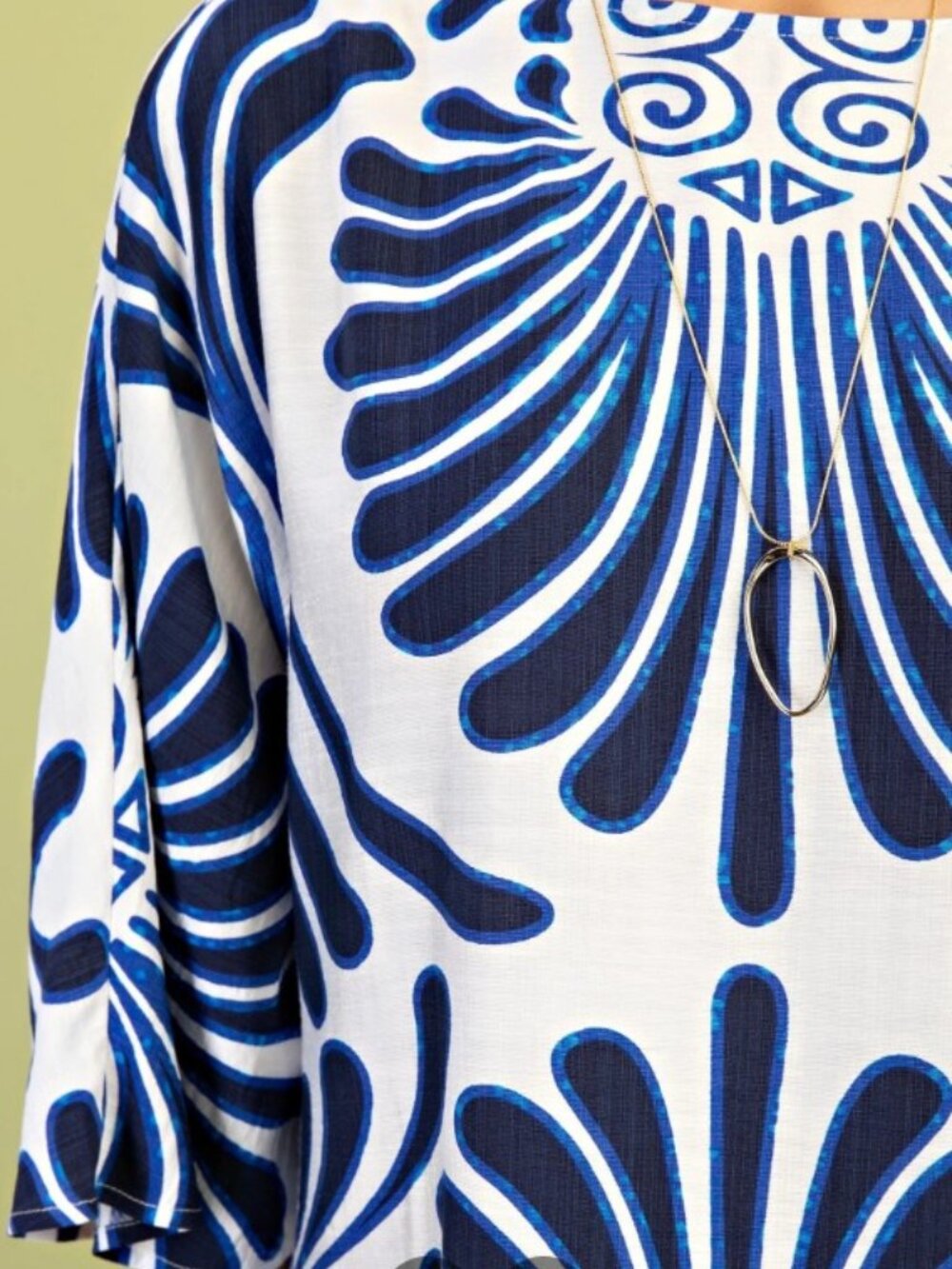 Gigio Bold Print Kaftan Dress - Picture 3 of 7